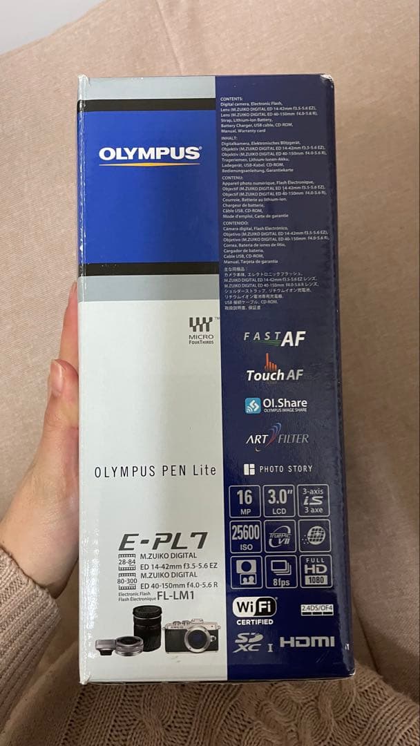 オリンパス PEN E-PL9 ホワイト カメラケース付き