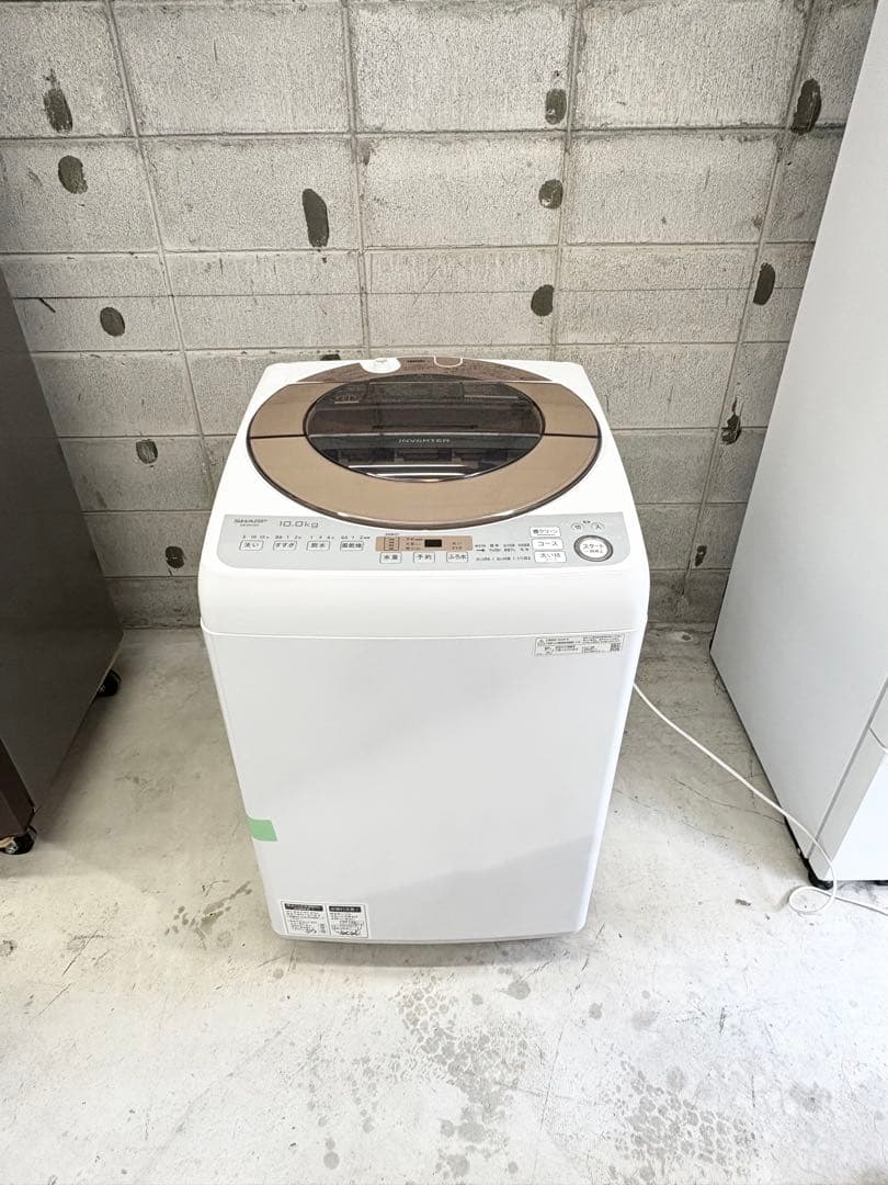 無料配送設置込 SHARP 2020年 10キロ 洗濯機 分解洗浄商品 大容量