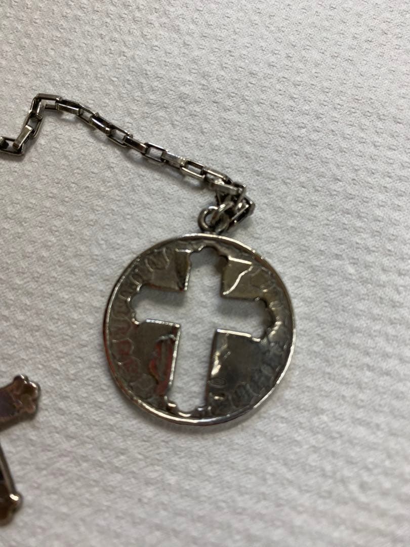 HYDE着用　ヴィンテージ D&G クロス チェーンネックレス