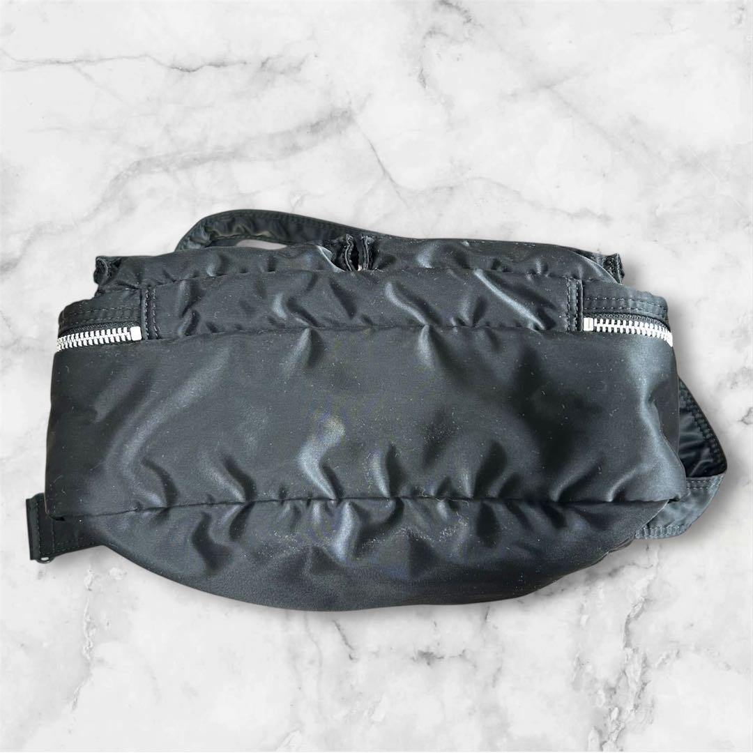 【極美品】PORTER TANKER ショルダーバッグ　２層　ブラック　L