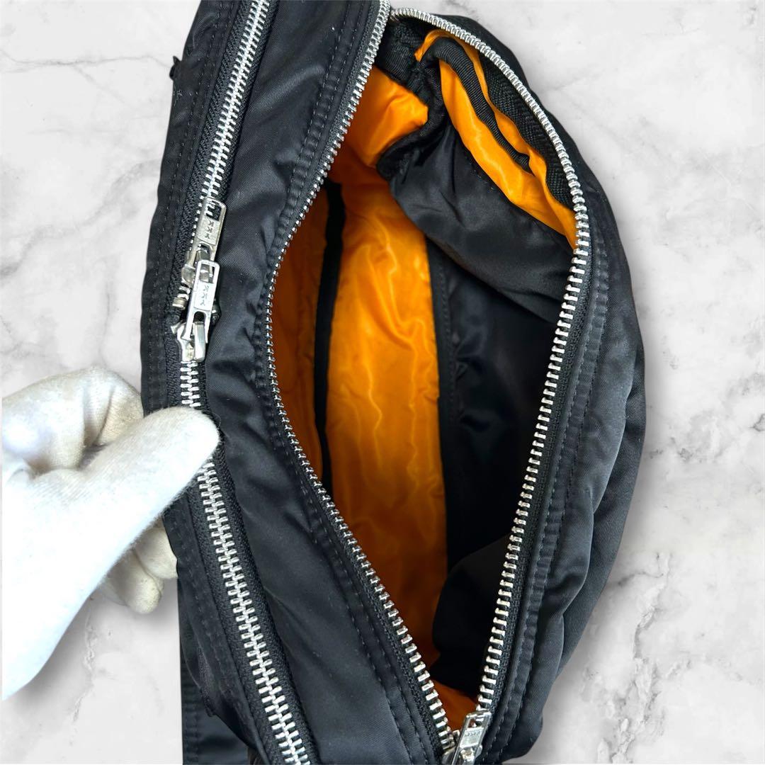 【極美品】PORTER TANKER ショルダーバッグ　２層　ブラック　L