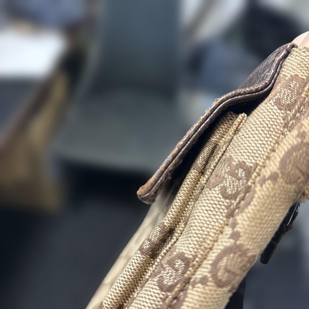 GUCCI グッチ ウエストポーチ ボディバッグ GGキャンバス