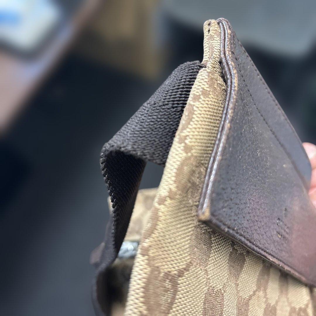 GUCCI グッチ ウエストポーチ ボディバッグ GGキャンバス