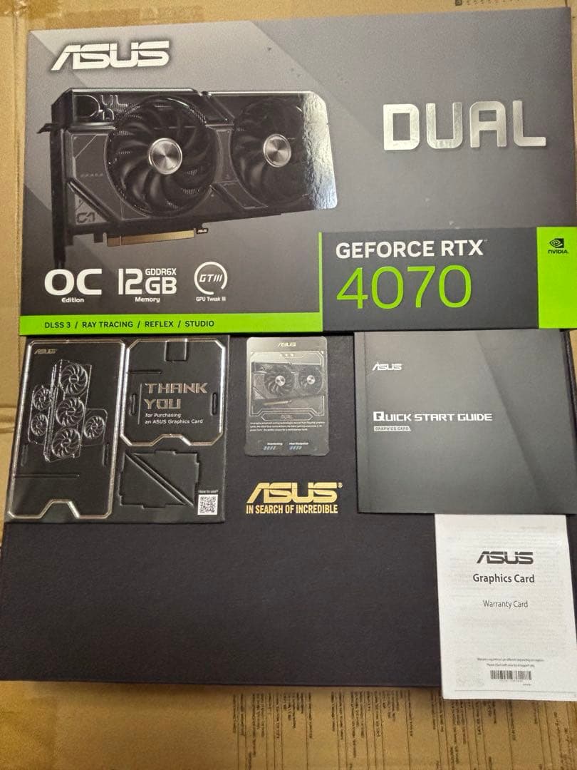 K2000さん専用 ASUS GeForce RTX 4070 OC 12GB