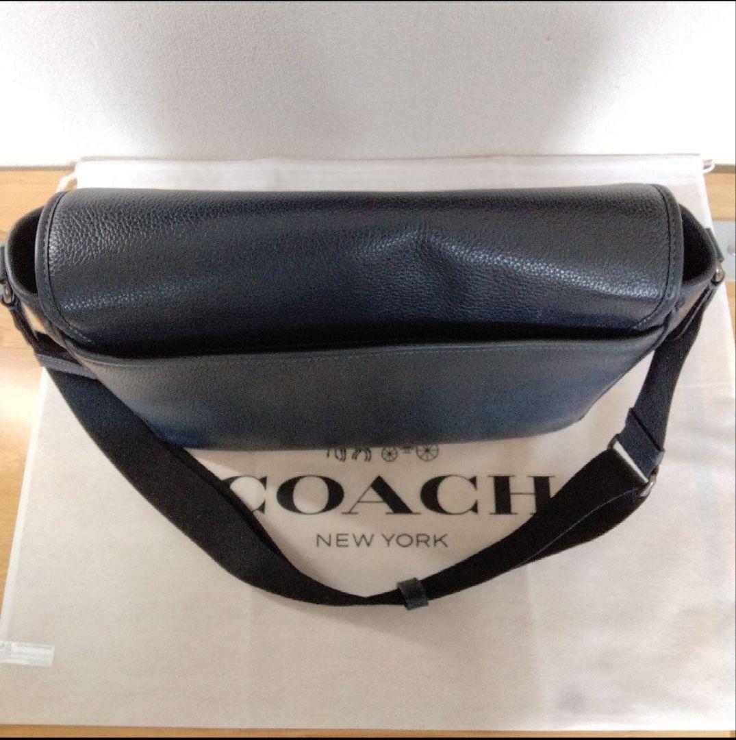 COACH ネイビー メッセンジャーバッグ　ショルダーバッグ