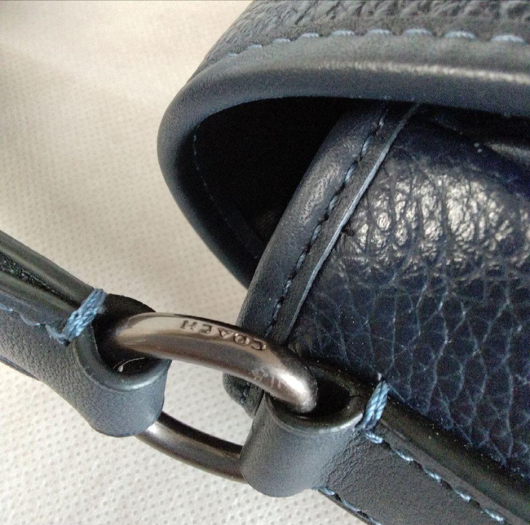 COACH ネイビー メッセンジャーバッグ　ショルダーバッグ