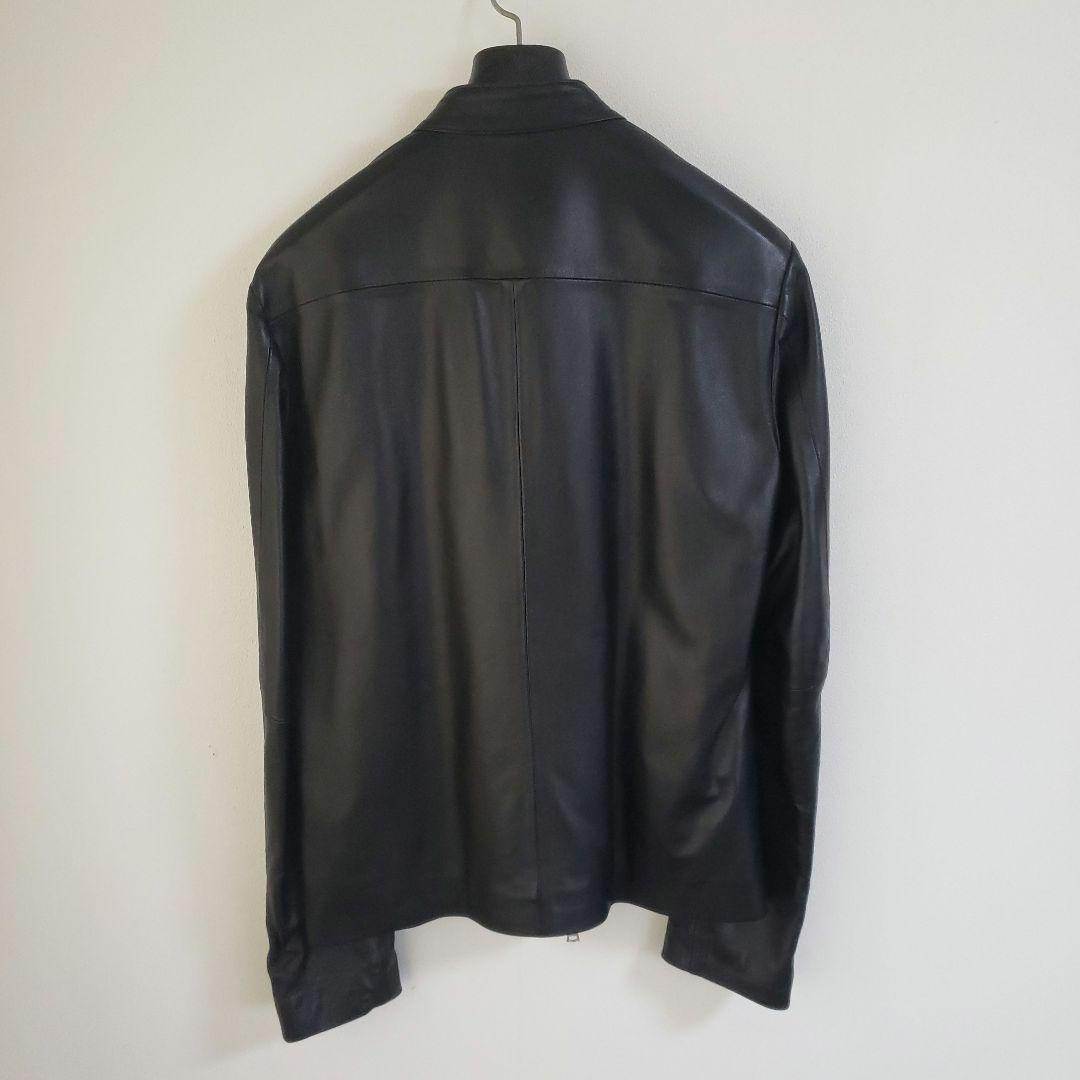 タケオキクチ ラムレザーシングルライダースジャケット