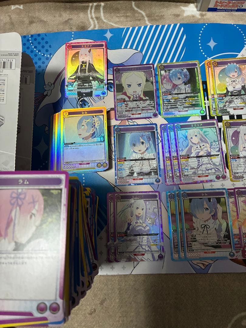 ベアトリス SR★★ パラレル ユニオンアリーナ リゼロサインその他4ボックス分