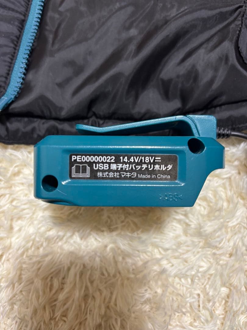 マキタ(Makita) 充電式暖房ベスト 純正品　L サイズ　ブラック　黒