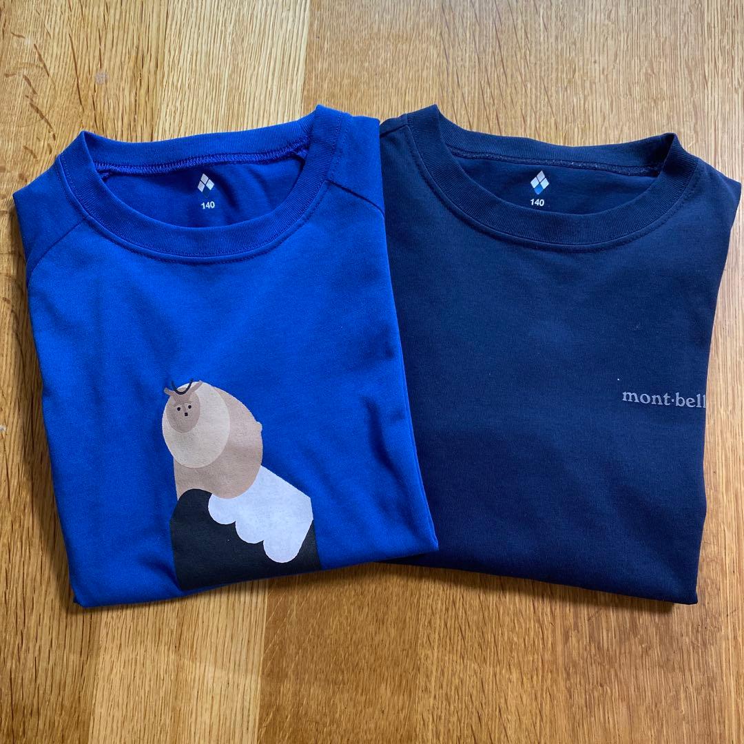 モンベル 長袖　薄手　150cm ３枚　140cm2枚　セット