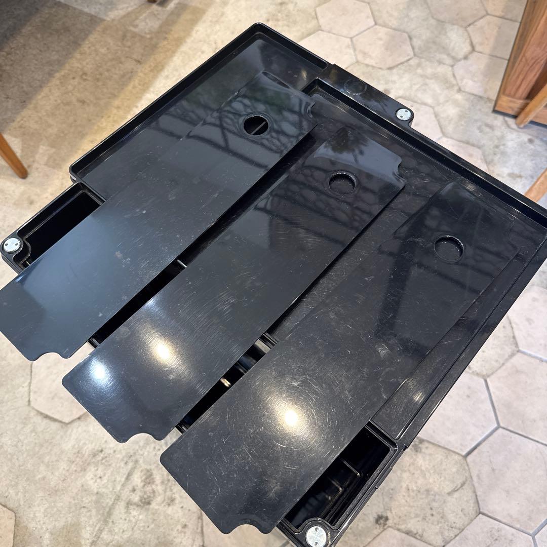 【Bdjdisbzjdieos様】ボビーワゴン3段5トレイ ブラック