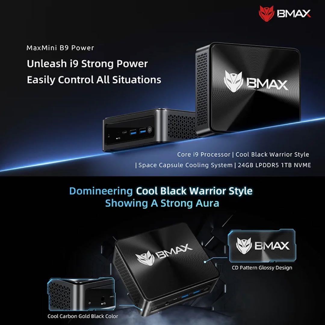 【最終値下げ】Bmax B9 ミニPC Core i9-12900H
