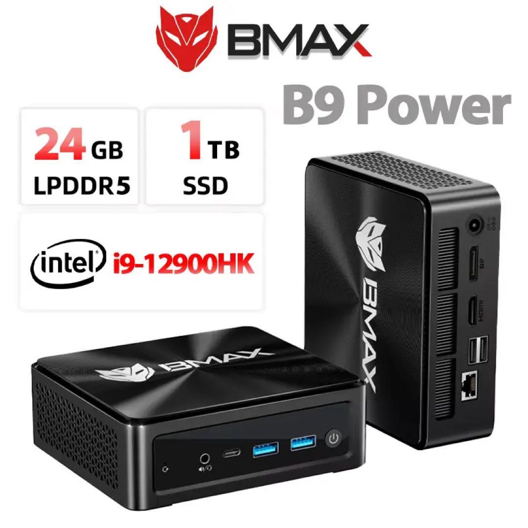 【最終値下げ】Bmax B9 ミニPC Core i9-12900H