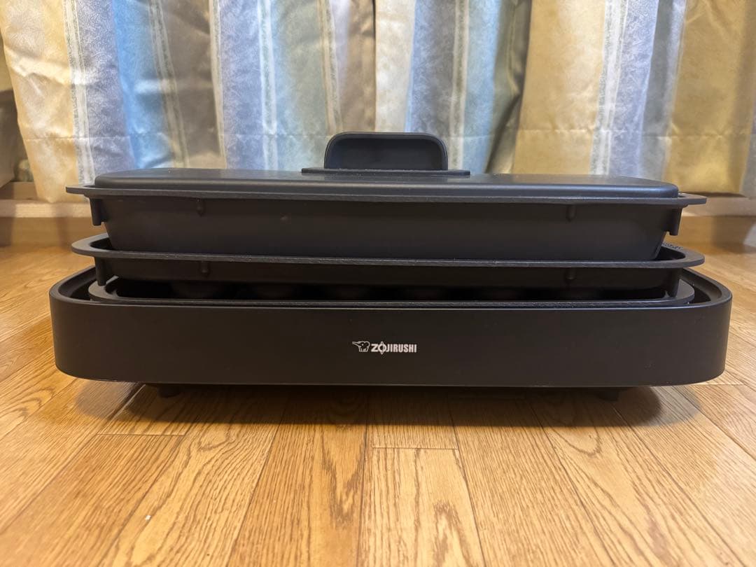 象印マホービン　ホットプレート　3枚タイプ　ブラック　EA-KK30 BA