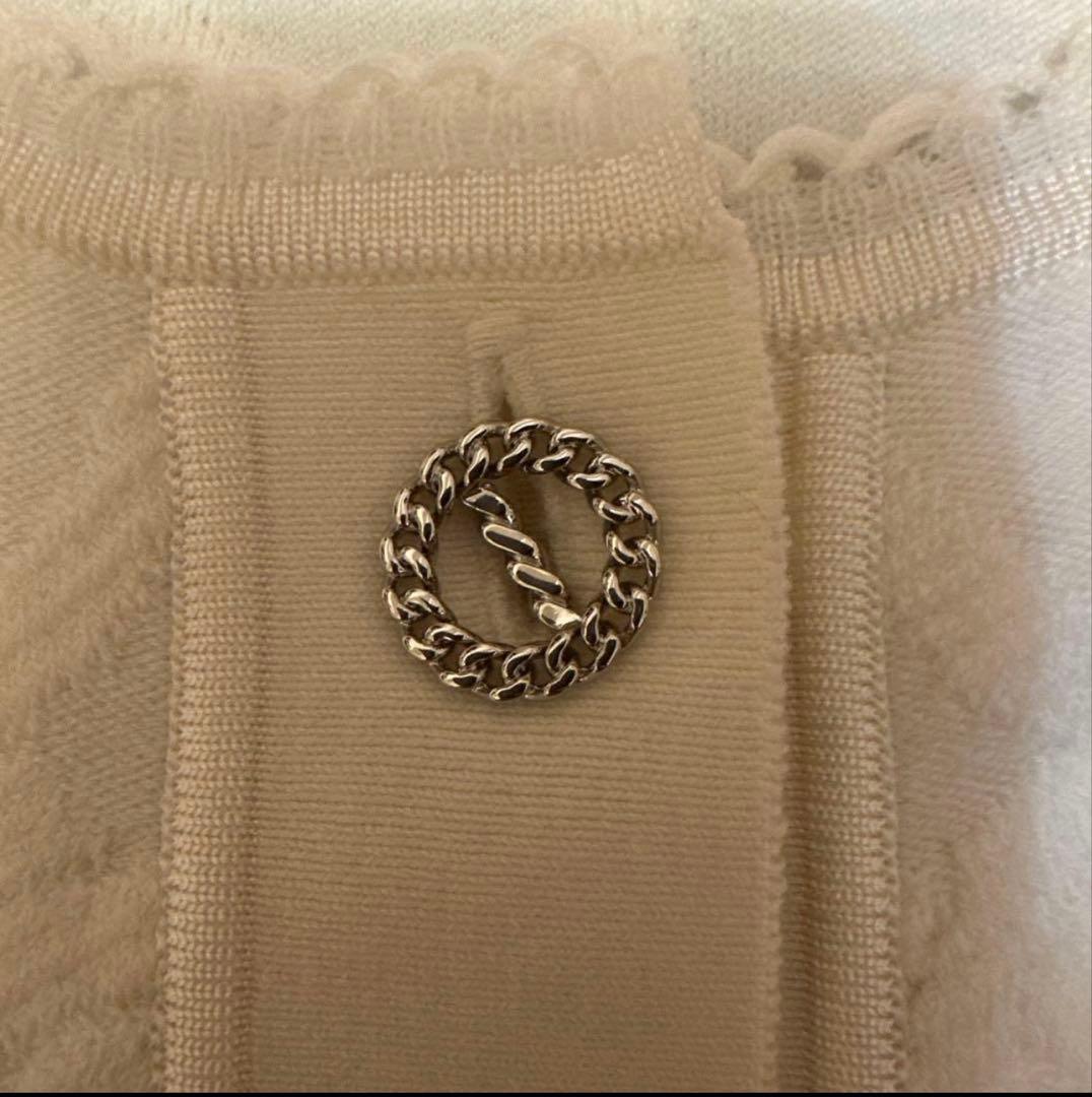 ‼️お値下げ‼️25年秋冬　エルメス ライトカーディガン ハーフスリーブ パルフロワ