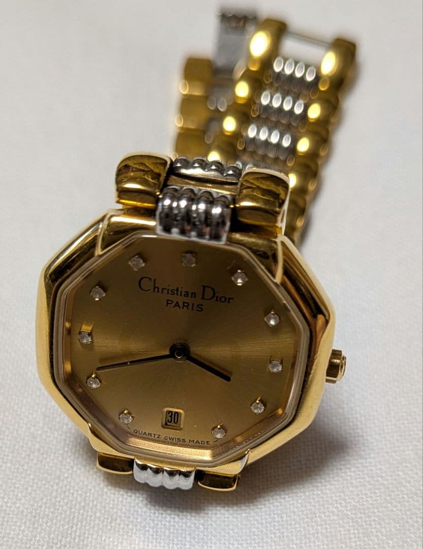 Editions　Christian Dior ペア時計 ゴールド