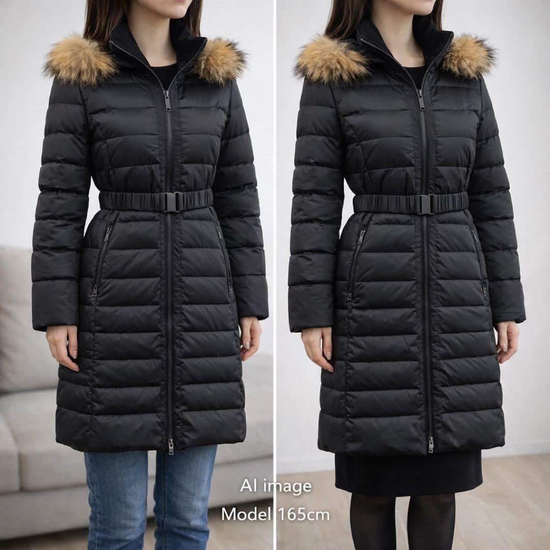 未使用品　マックスアンドコー　ダウンコート　ブラック　マックスマーラ