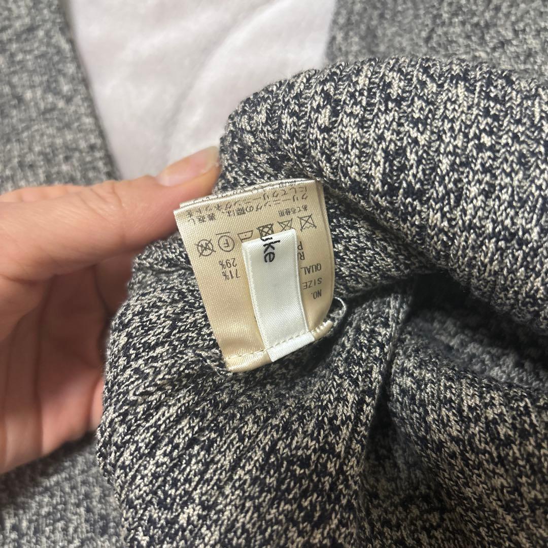 anuke slit turtle knit タートルネックセーター