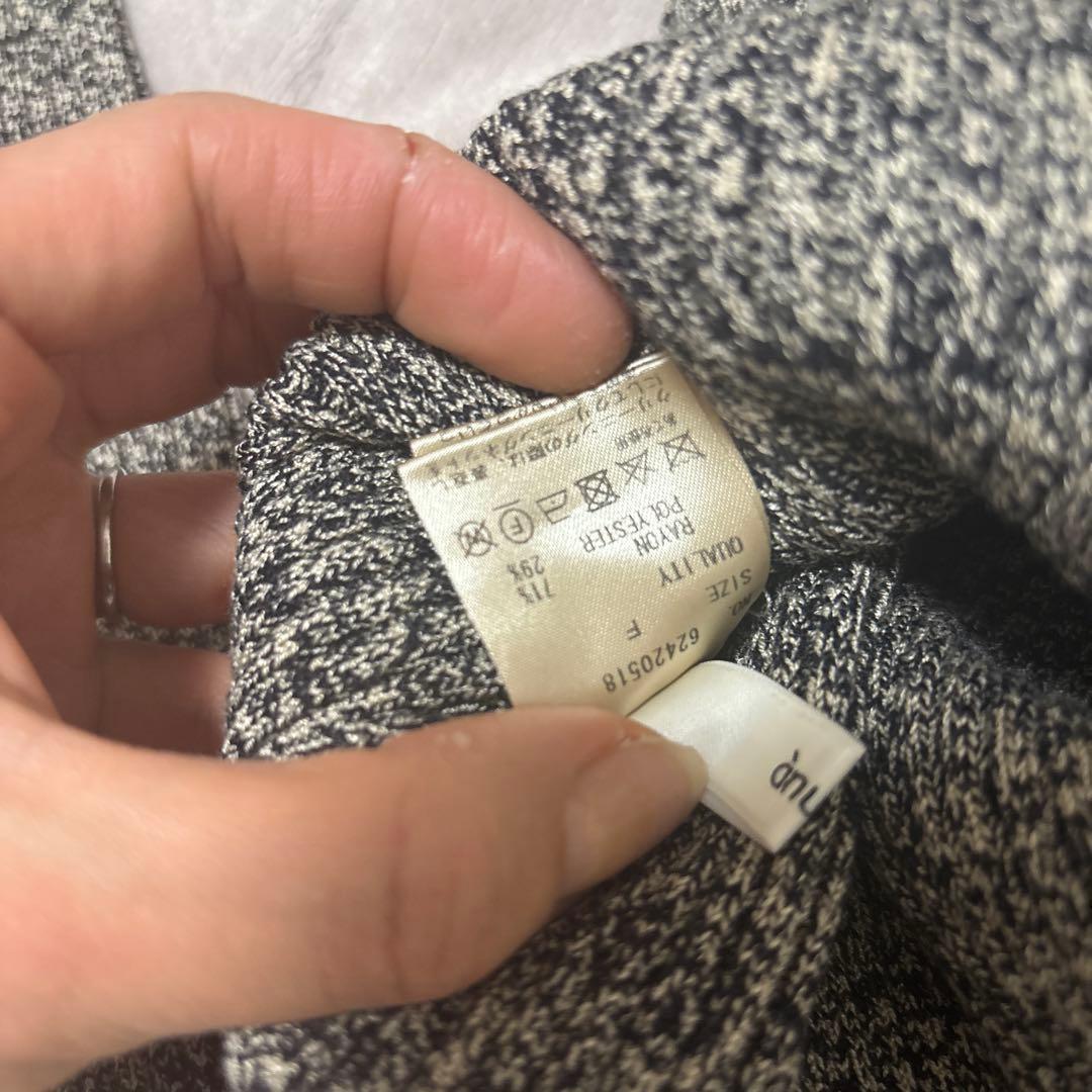 anuke slit turtle knit タートルネックセーター