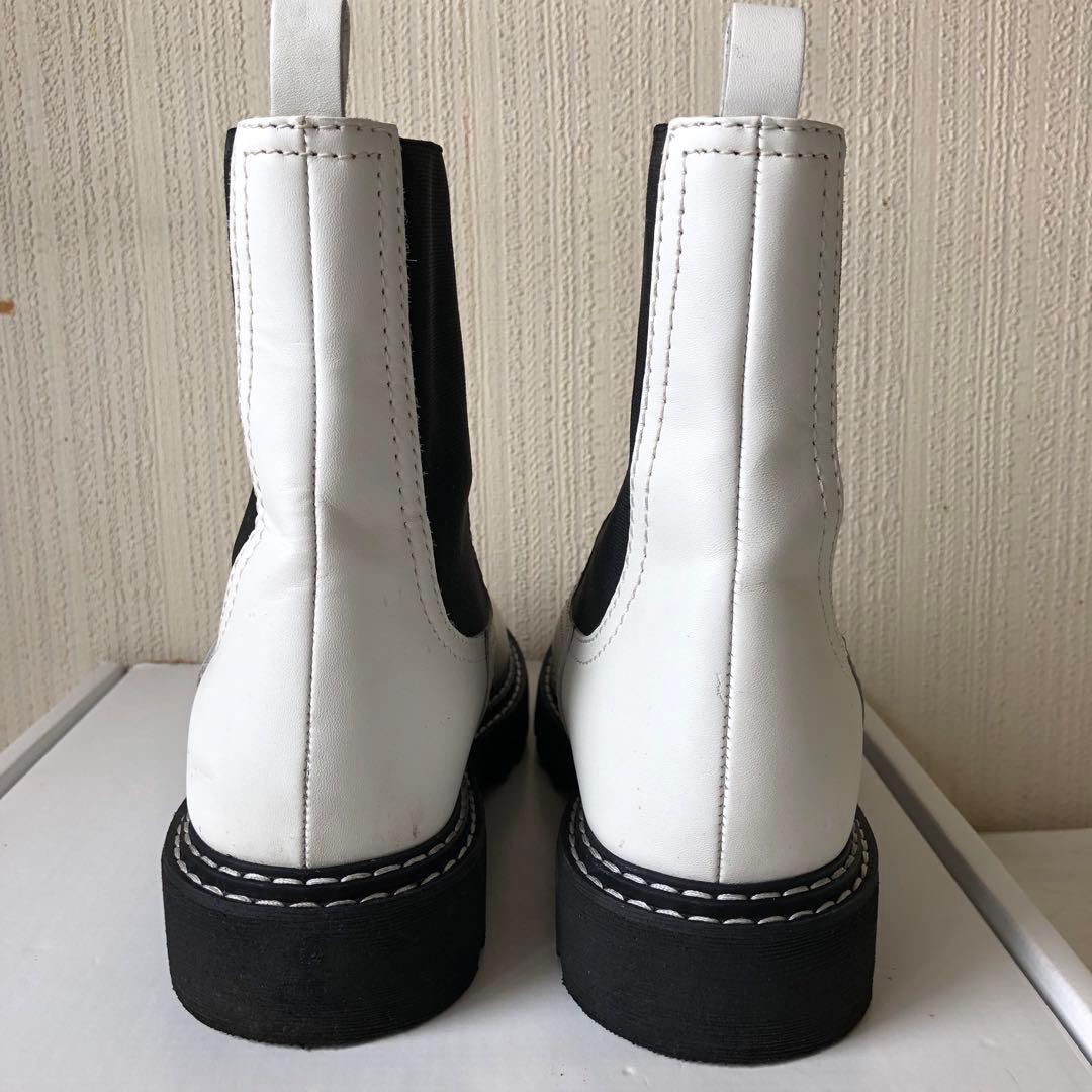 GALERIE VIE LOVO サイドゴアブーツ ホワイト 37