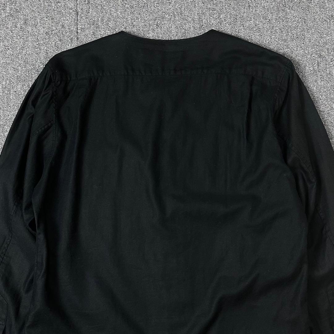 nonnative ノーカラーシャツ ブラック 黒 ノンネイティブ