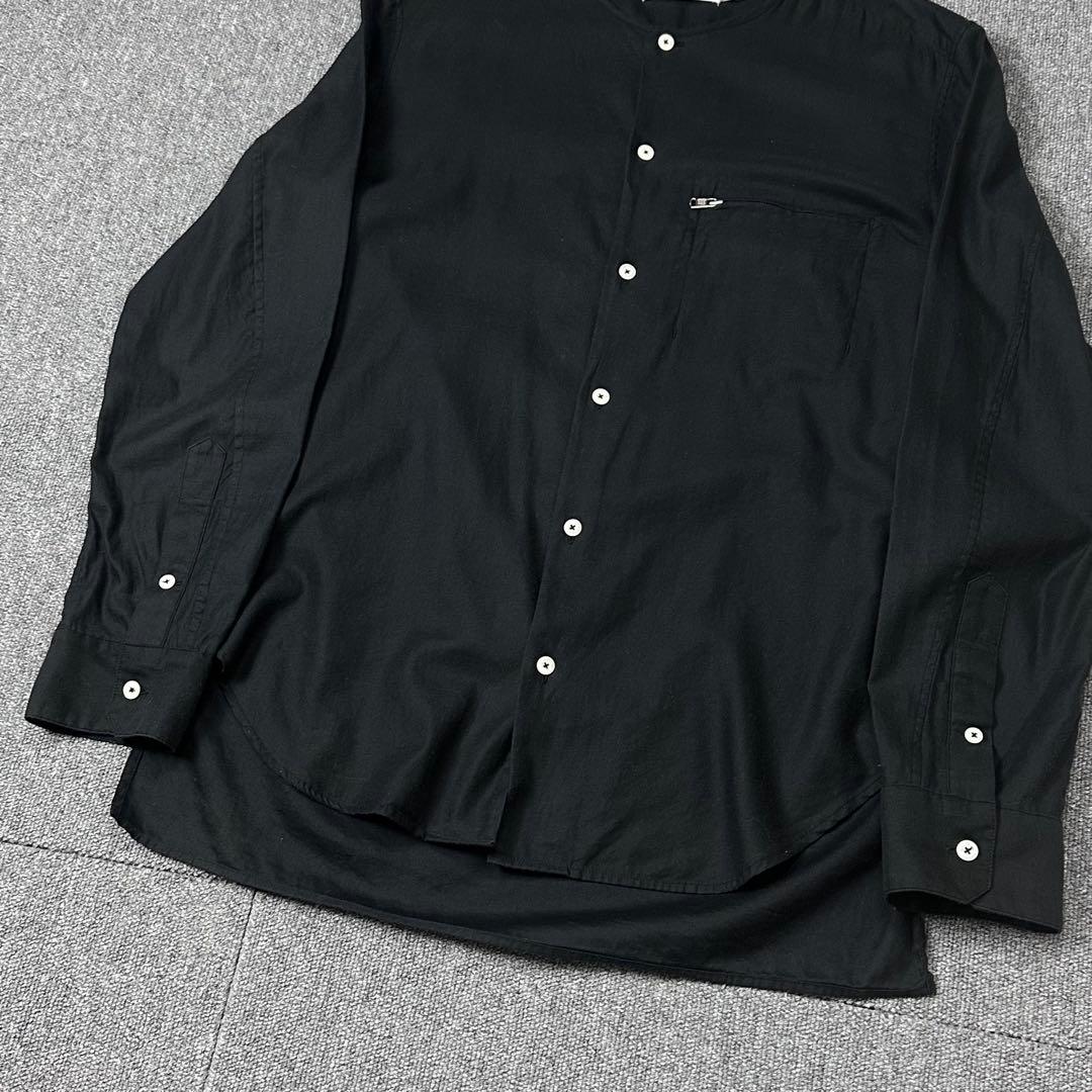 nonnative ノーカラーシャツ ブラック 黒 ノンネイティブ