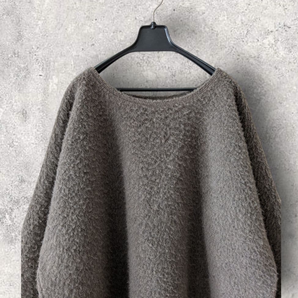 ヨーガンレール アルパカ ウール ニット プルオーバー M グレー系 長袖