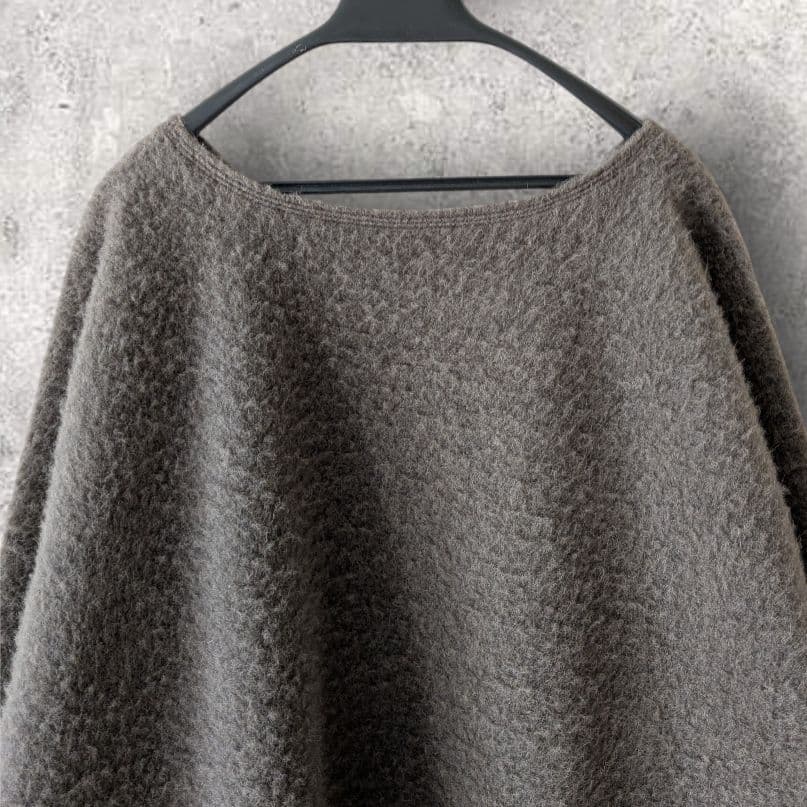 ヨーガンレール アルパカ ウール ニット プルオーバー M グレー系 長袖