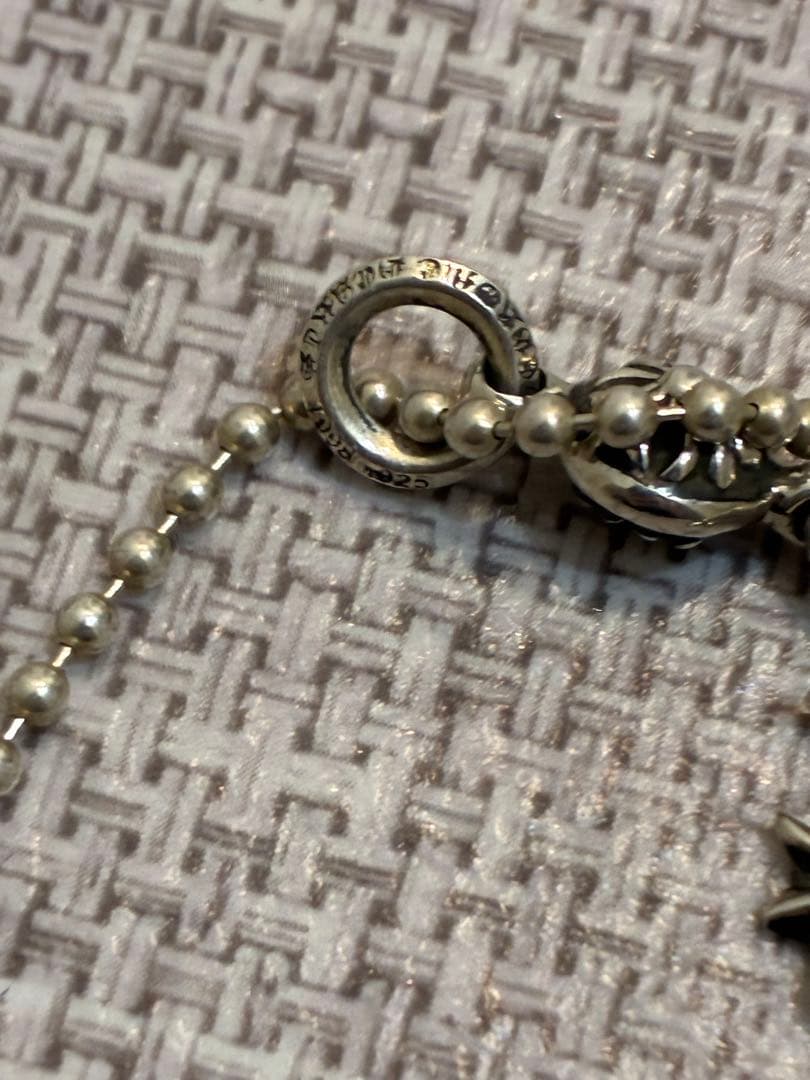 Chrome Hearts 1ボール タイニー CH クロス・ボールチェーン