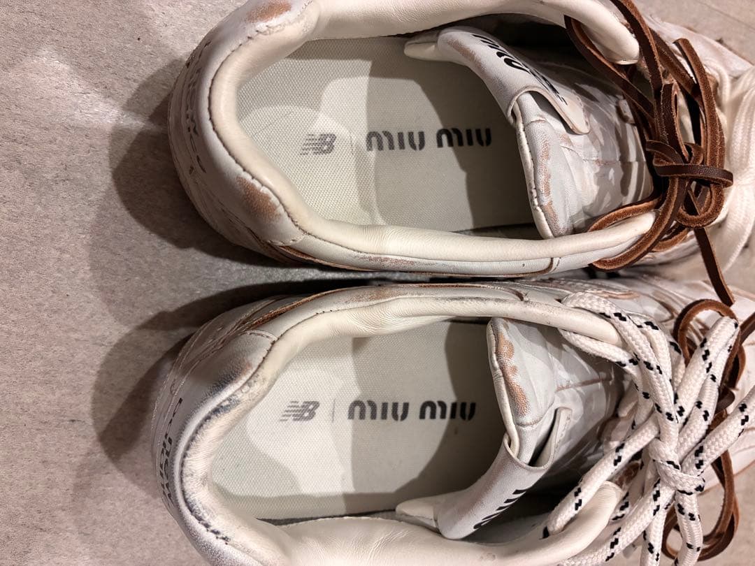 New Balance x Miu Miu 530 SL レザースニーカー 43