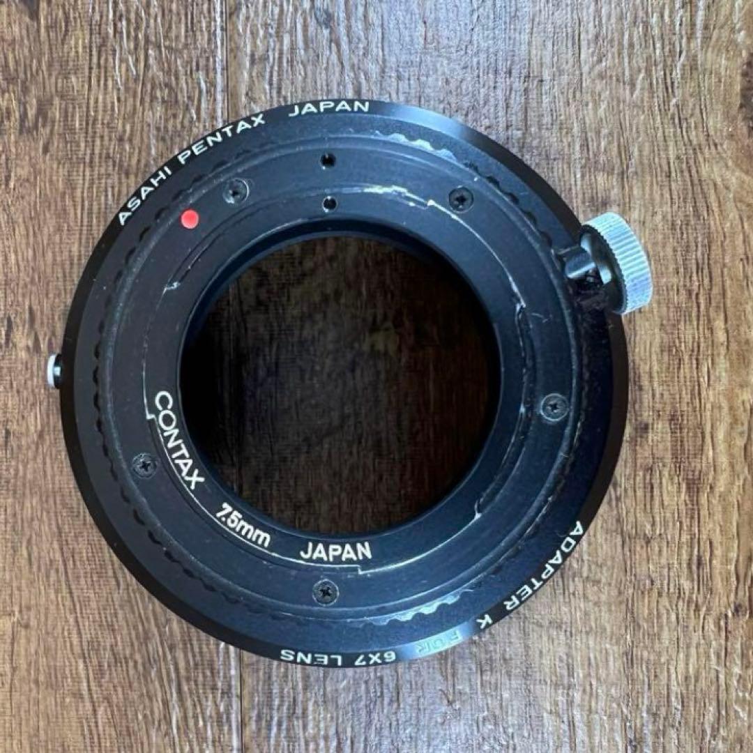 PENTAX ペンタックス　ADAPTER K  CONTAX 7.5mm 付