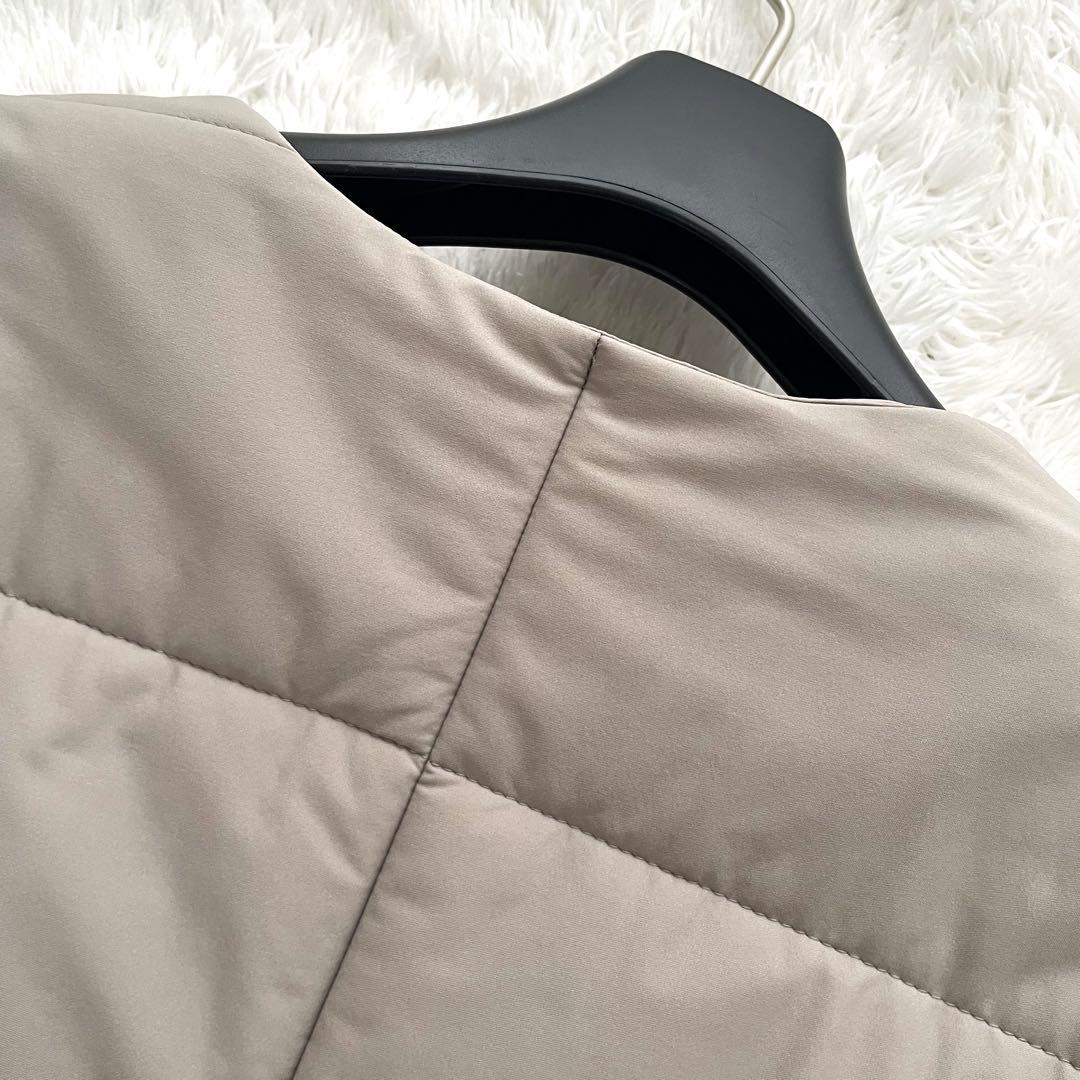 Rene basic✨中綿コート リボン グレージュ 36 Aライン 近年