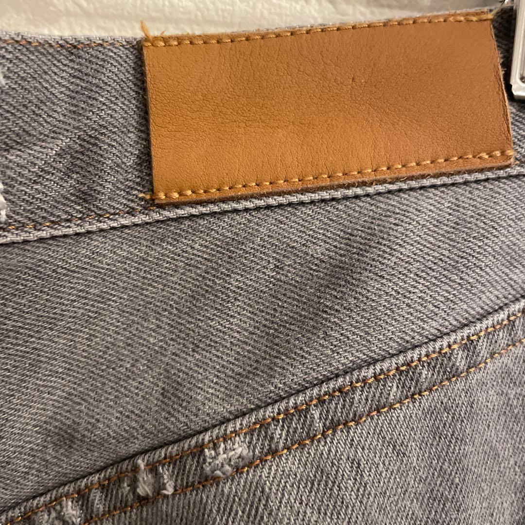 Curensology カレンソロジー カーヴィーデニムパンツ　グレー　40