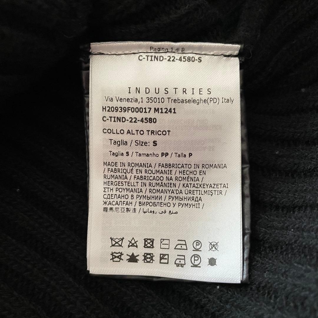 美品✨ MONCLER ニット ポケット ウール タートルネック S ブラック