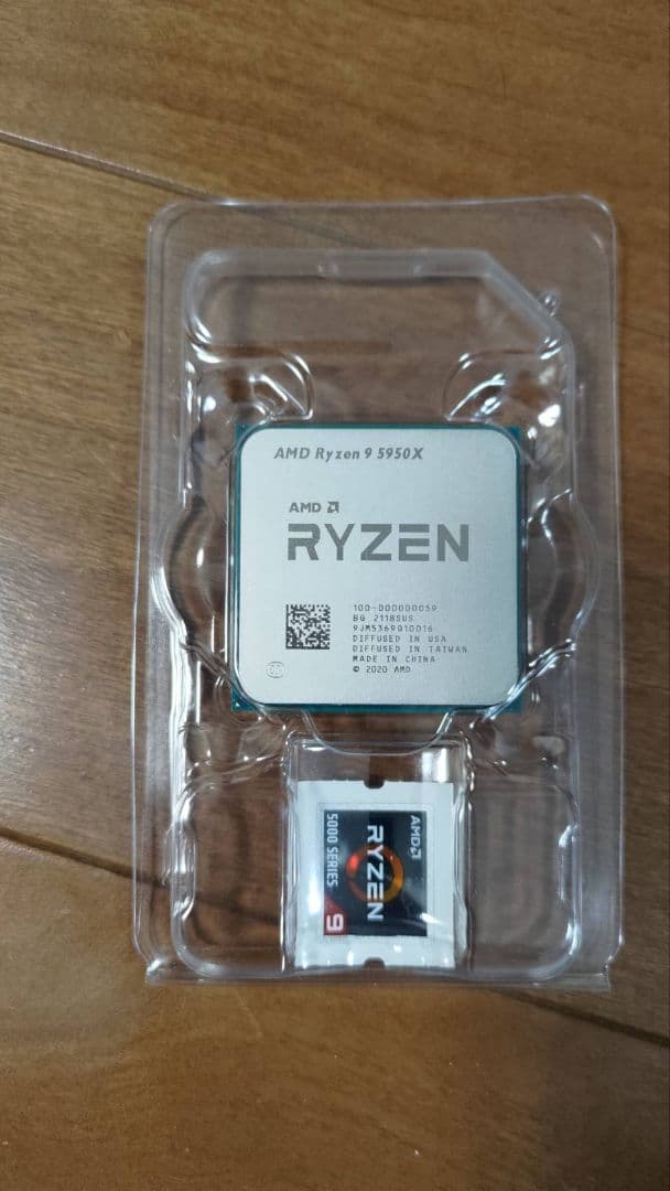 AMD RYZEN 9 5950X CPU 5000シリーズ