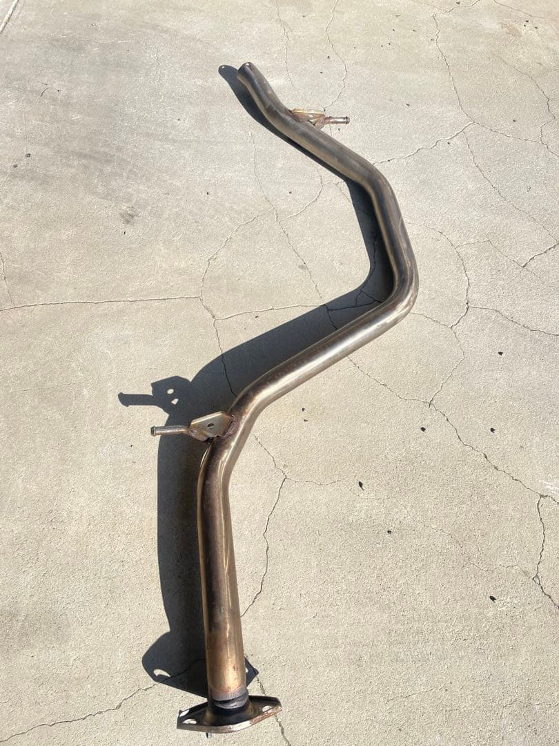 プリウス50 ステンレス　リアピース　マフラー