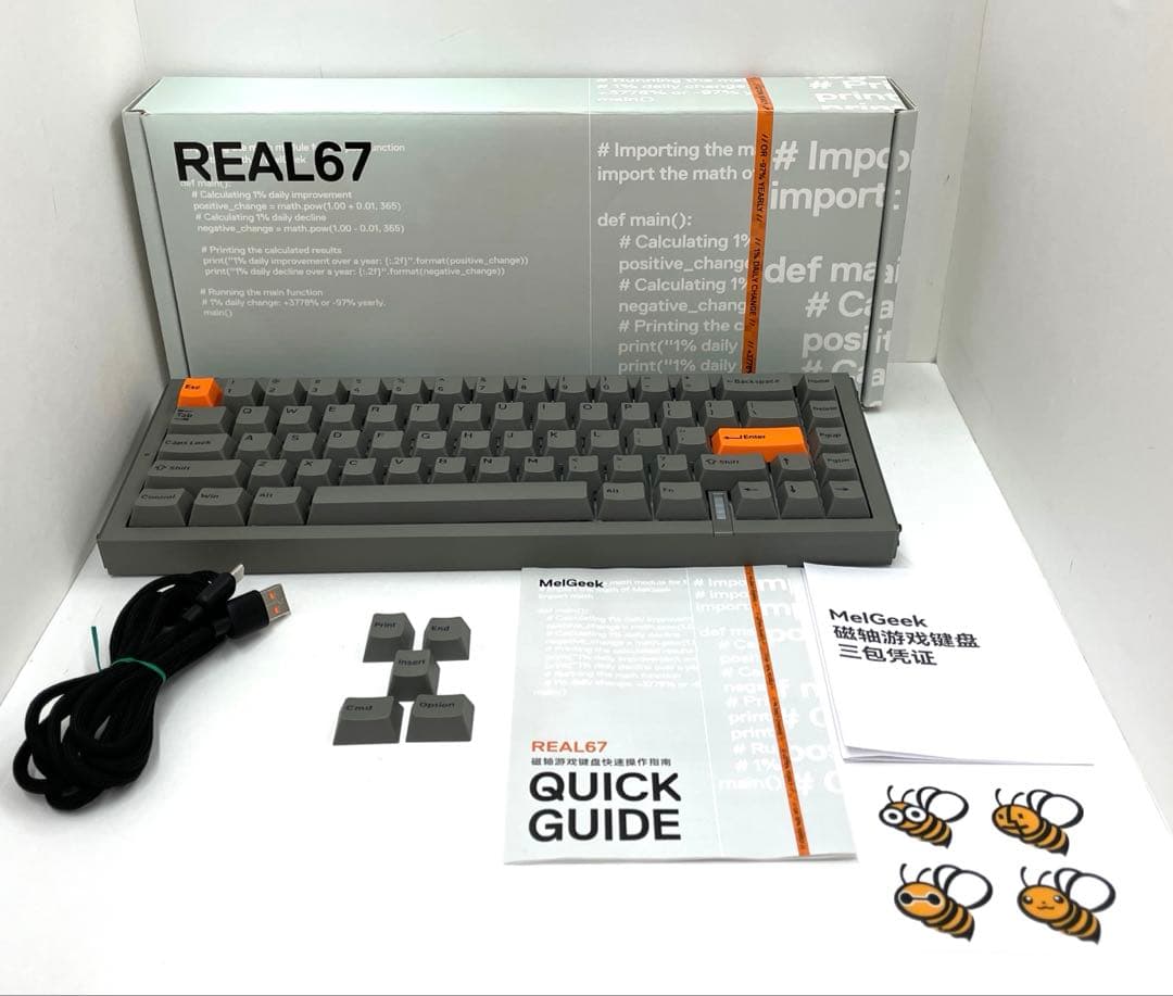 MelGeek REAL67 ゲーミング有線キーボード US英語配列