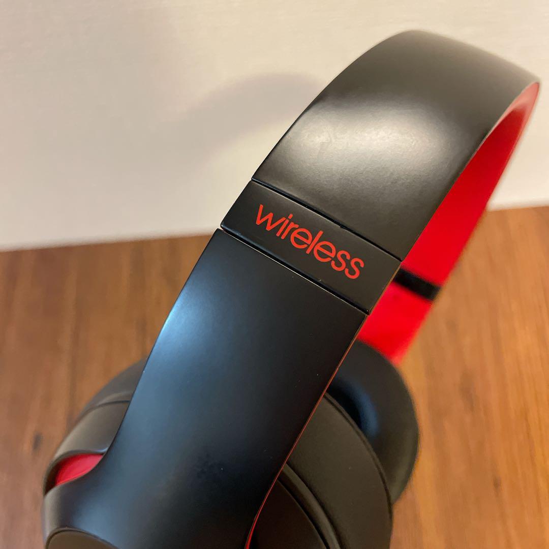 動作良好⭐️ BEATS STUDIO3 WIRELESS ブラックレッド