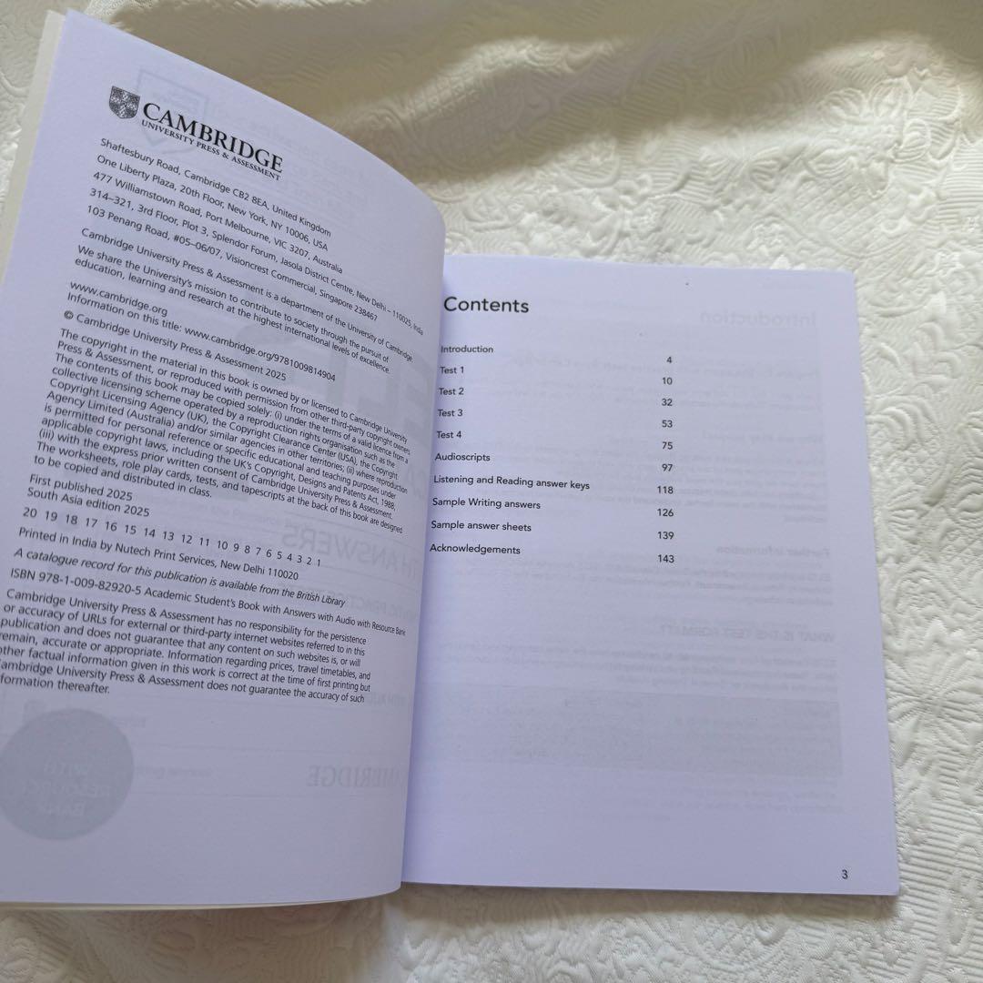 【新品未使用】IELTS公式問題集 17&18&19&20 セット