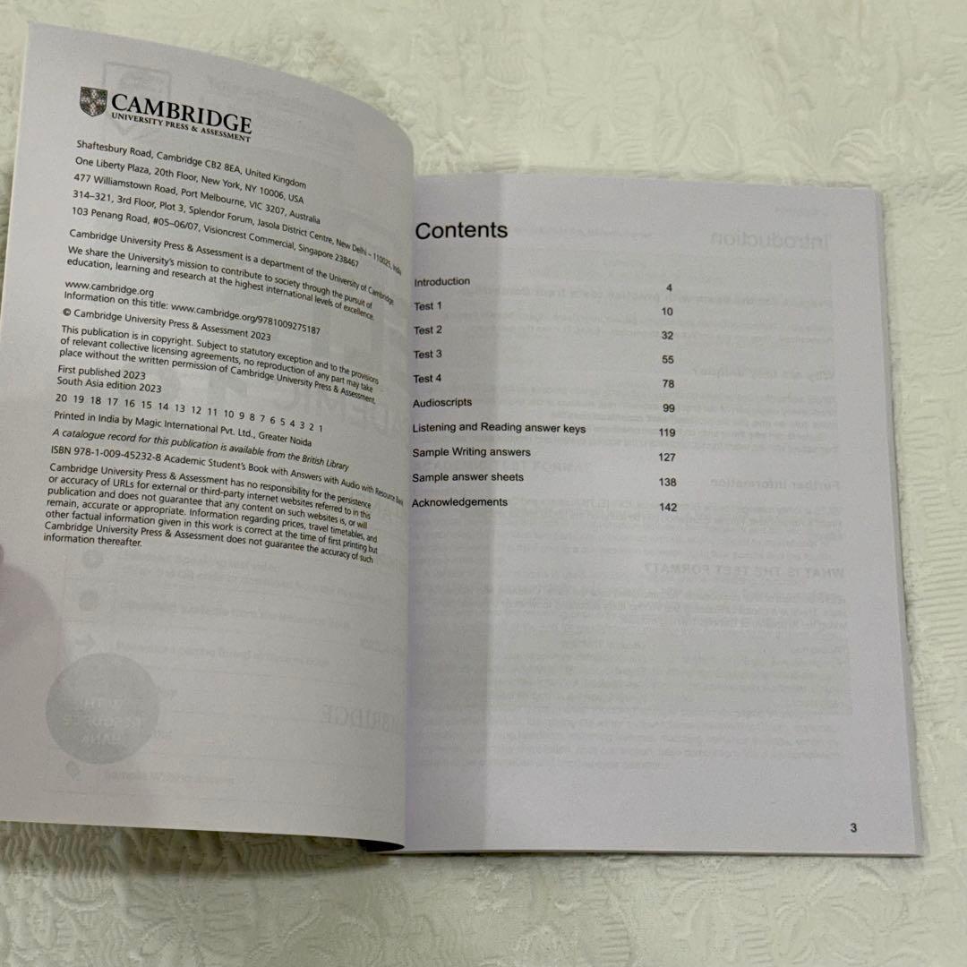 【新品未使用】IELTS公式問題集 17&18&19&20 セット