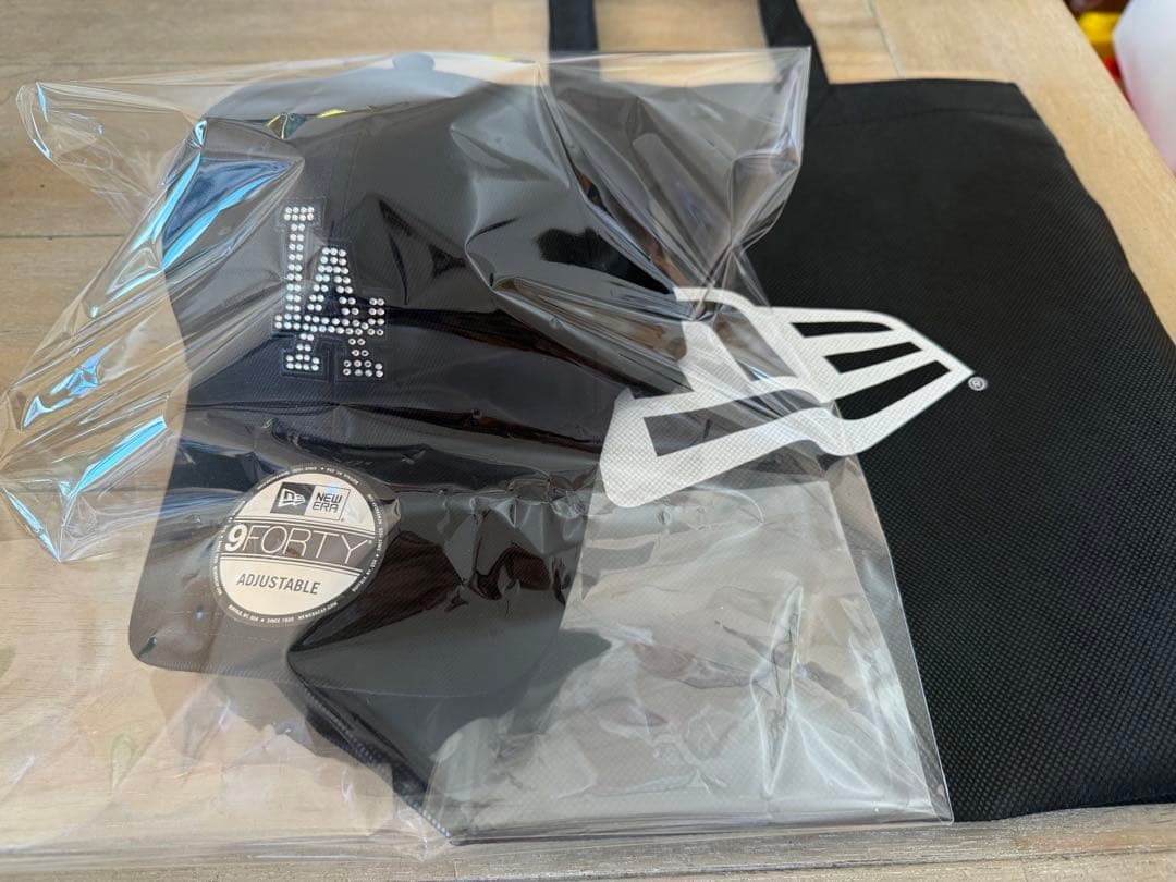 ふ*じ様 ニューエラ9FORTY Rhinestone ラインストーンドジャース