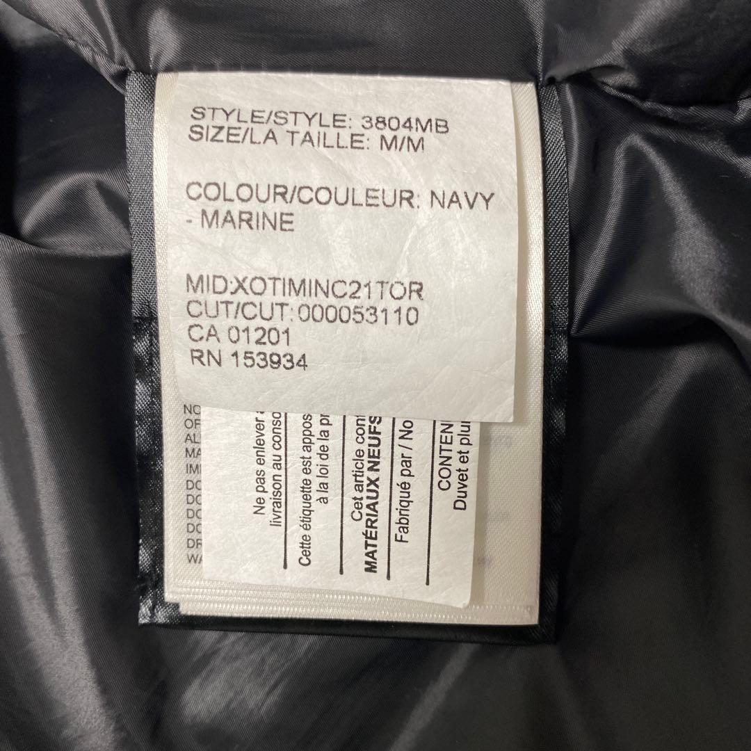 【美品】カナダグース　マクミランパーカー　ブラックレーベル　ネイビー　M