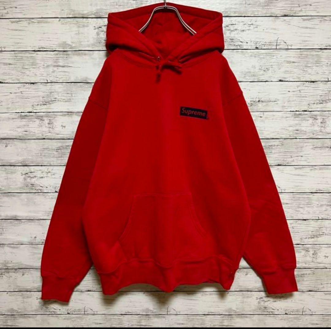 【即完売品】シュプリーム　ビッグロゴ　ボックスロゴ希少カラー肉厚パーカー入手困難