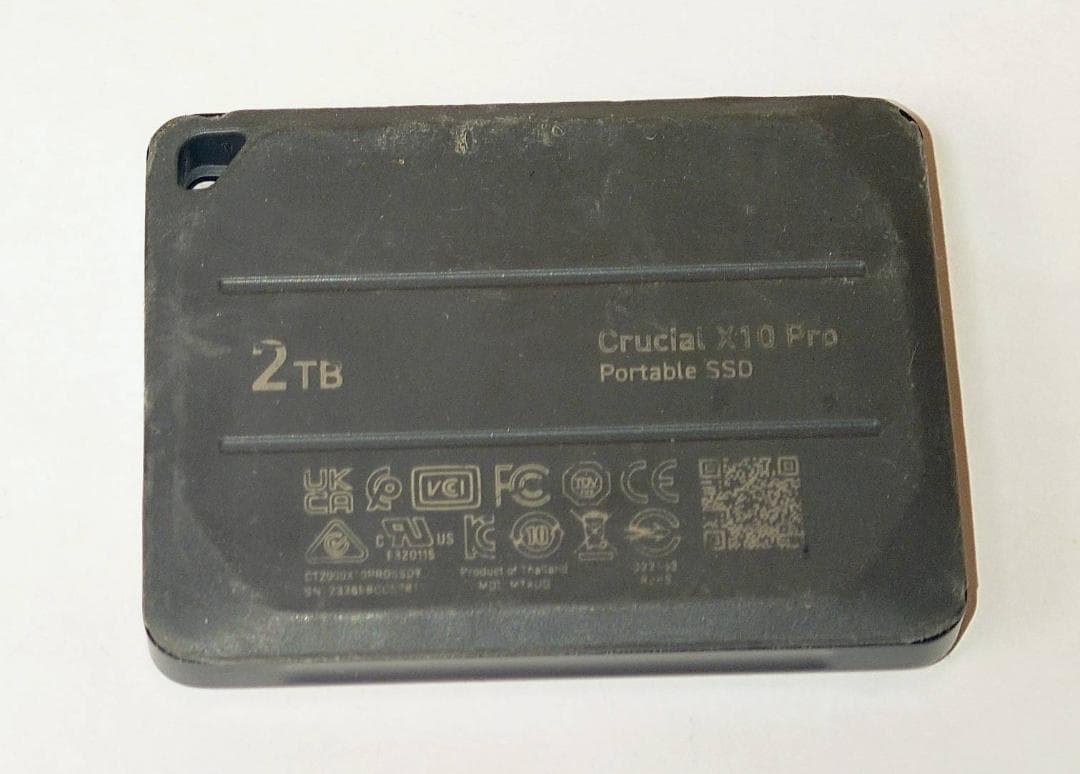 Crucial X10 Pro 2TB ポータブルSSD　中古