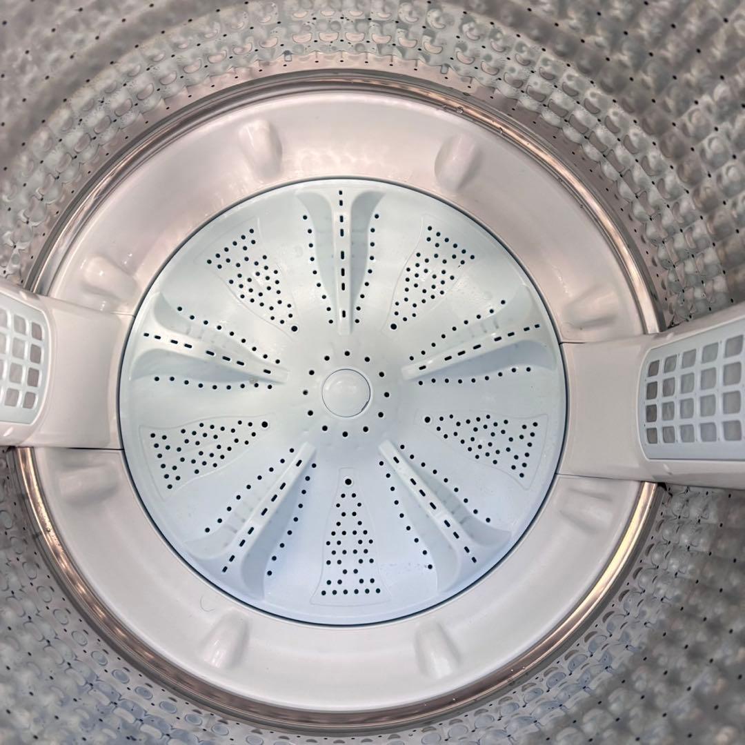 676 AQUA 洗濯機　7キロ　2023年製　ガラストップ　小型　一人暮らし