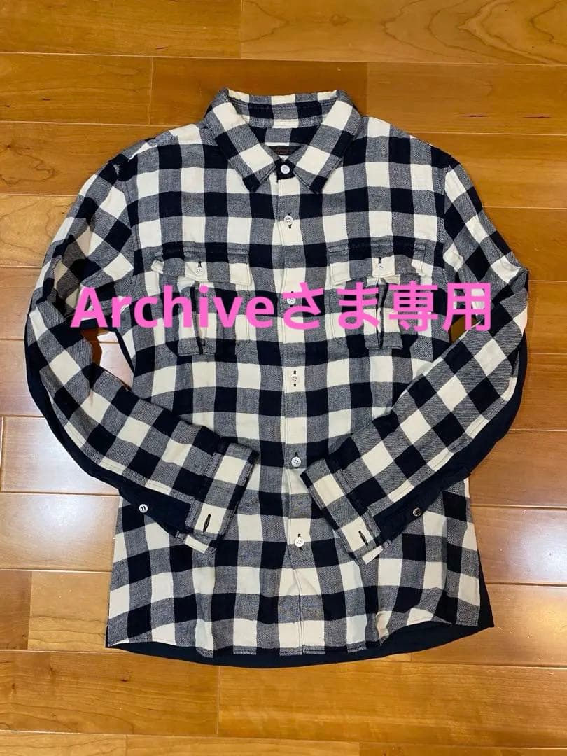 美品 UNDERCOVER アンダーカバー　ブロックチェックネルシャツ T期