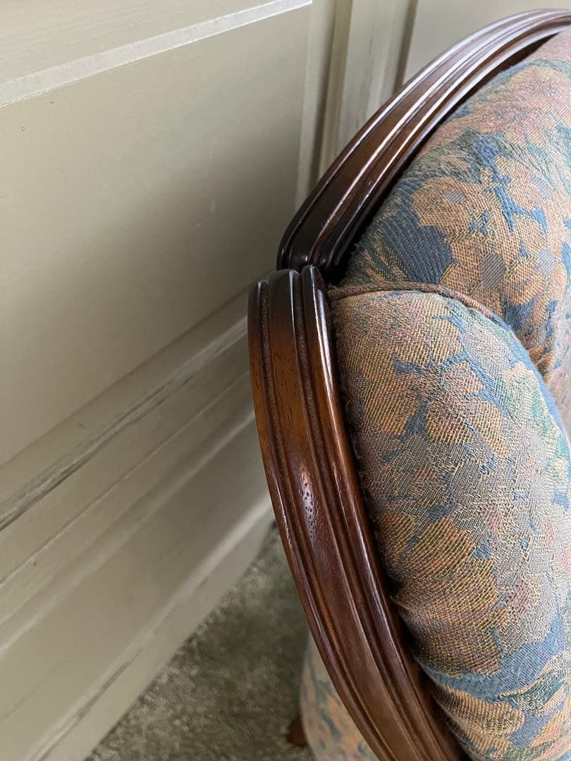 【素】karimoku カリモク コロニアル シングルソファ