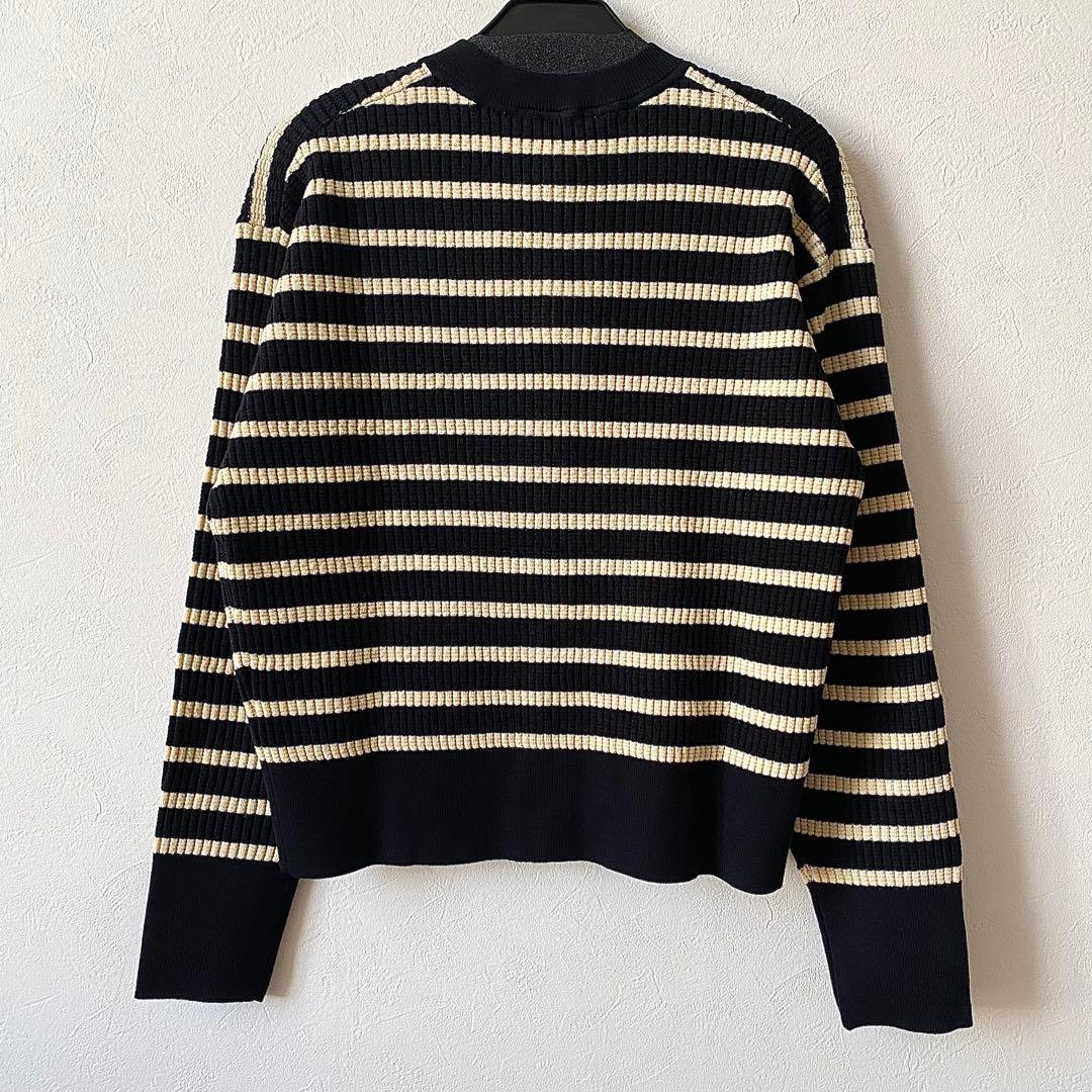 【新品・未使用】TORRAZZODONNAワッフル編みビジューカーディガン