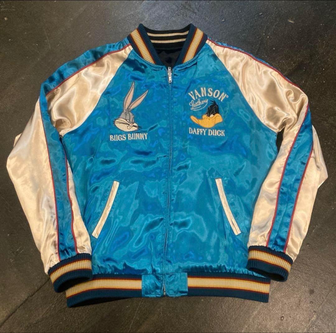 VANON×LOONEY TUNES リバーシブブル 総刺繍 スカジャン L