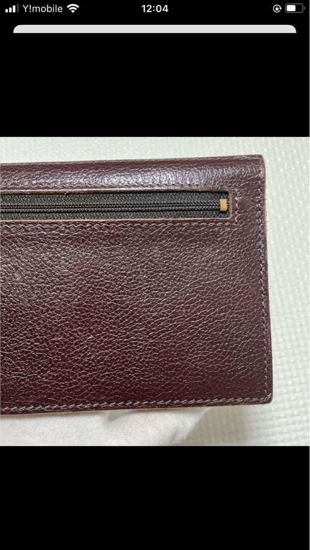 未使用　IL BISONTE イルビゾンテ　レザー長財布 チョコ　濃茶